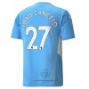 Maglia ufficiale Manchester City Joao Cancelo 27 Casa 2021-22 per Uomo